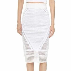 Jonathan Simkhai White Pencil Skirt